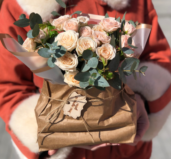 Цветы в пакете Литтл Принцесс