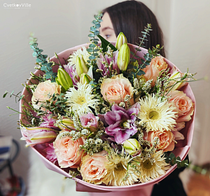 Цветы на свадьбу — Букет Жозефина