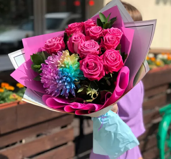 Оригинальные, необычные букеты цветов в Москве с доставкой от 