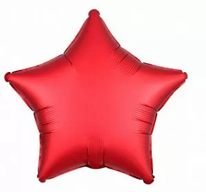 Воздушные гелиевые шары — Шар с гелием Звезда Красный