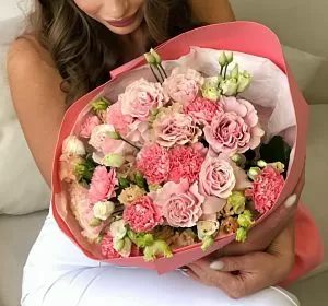 Цветы для жены — Розовое облако