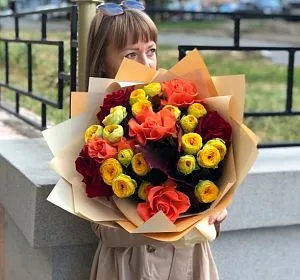 Букеты роз в Екатеринбурге — Осенняя элегия