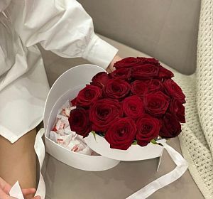 Букеты роз в Екатеринбурге — Нежное сердце