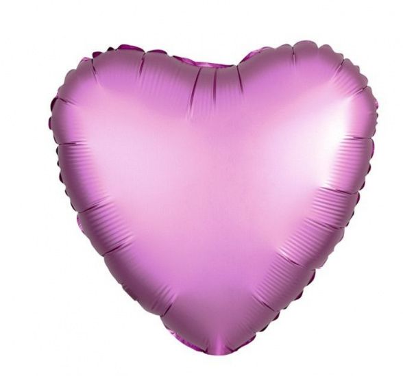 шар с гелием сердце розовый картинка №1