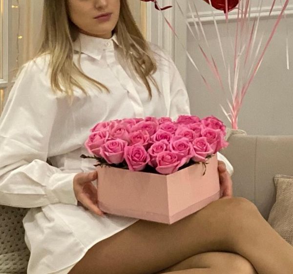 Коробка с цветами Остров нежности  №2