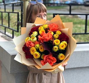 Красивые букеты цветов для мамы — Осенняя элегия